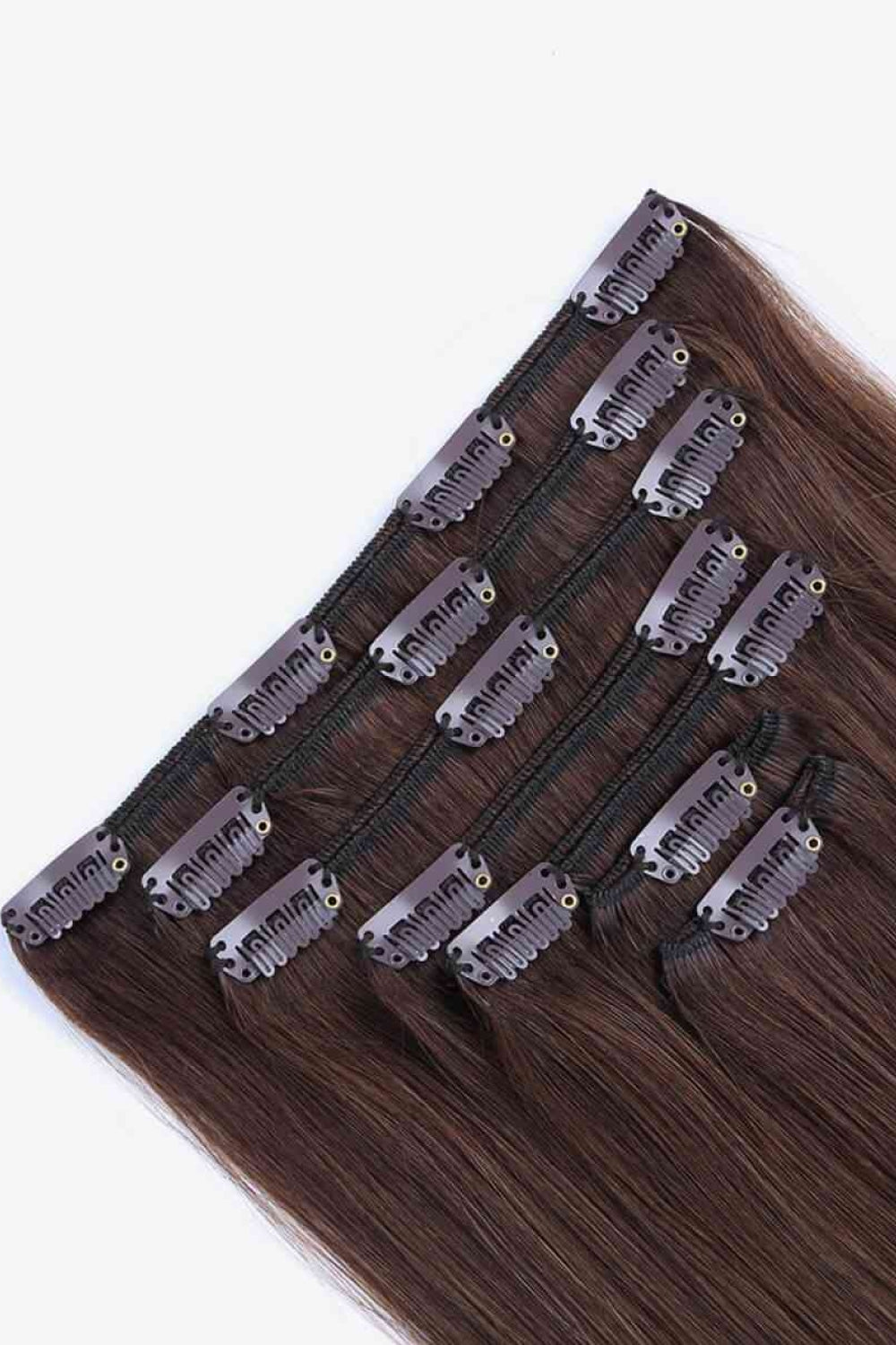 16" 80g Clip-in Hair Extensions Indian Human Hair