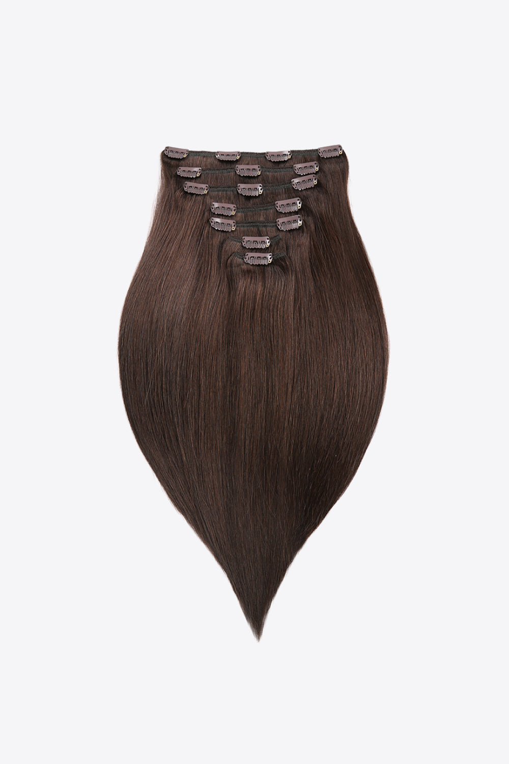 16" 80g Clip-in Hair Extensions Indian Human Hair