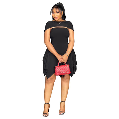 Tube Top Tight-fitting Hip-hugging Mini Skirt Street-style Sexy