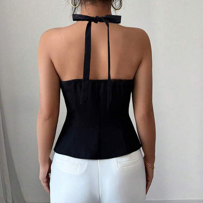Halter Vest Amazon Summer Backless Strappy Cardigan Women's Clothing