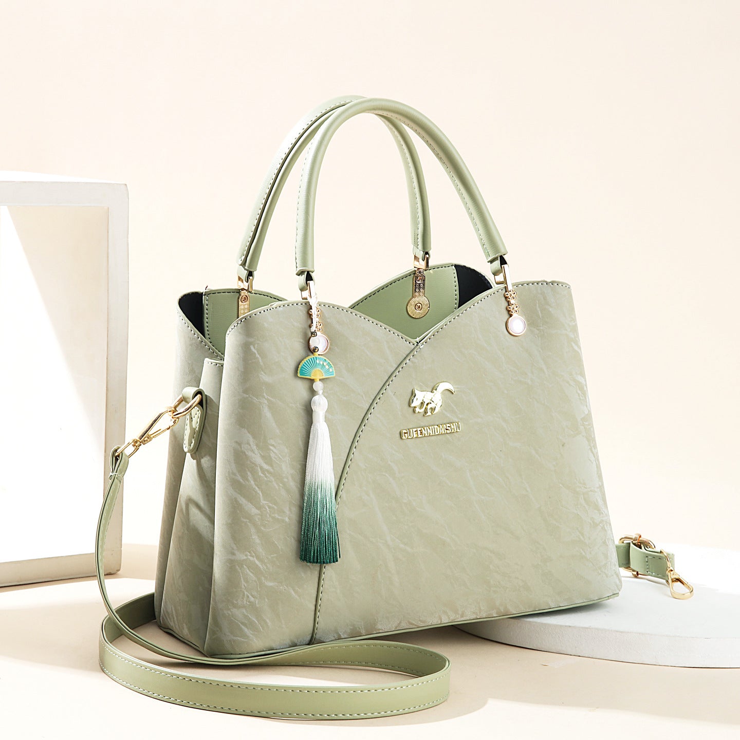 Women's Temperament Commute Portable Messenger Bag