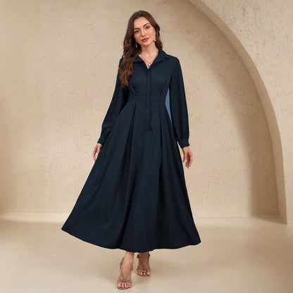 Fashionable And Elegant Long-sleeved Dress For Women