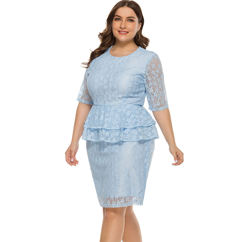 Plus-size Full Lace Dress