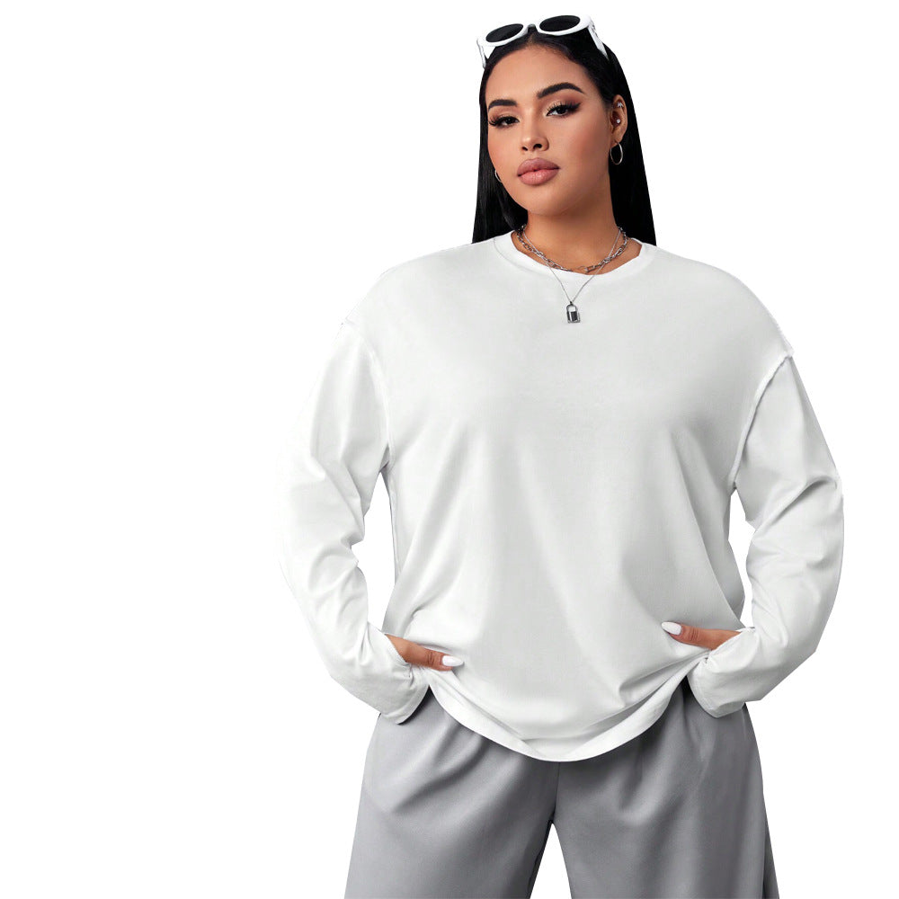 Women's Round Neck Simple Autumn Winter Sweater