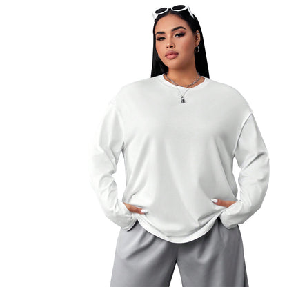 Women's Round Neck Simple Autumn Winter Sweater