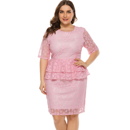 Plus-size Full Lace Dress