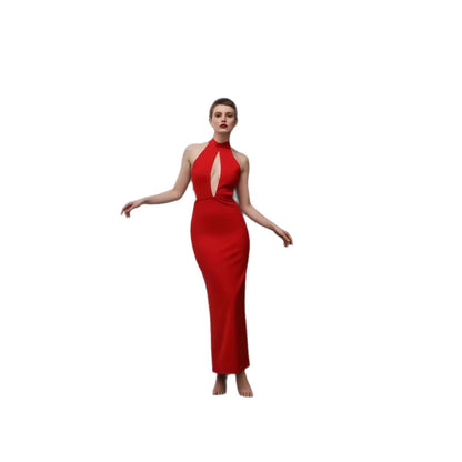 Womens Backless Strappy Sexy Bandage Dress