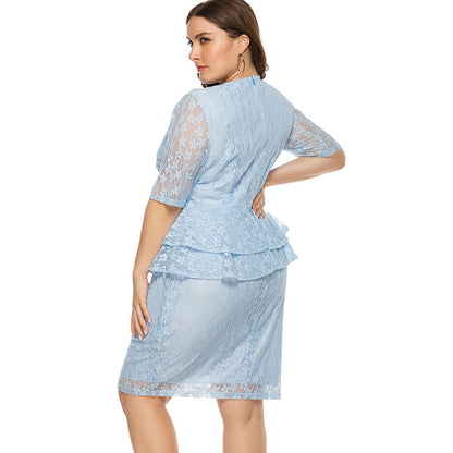 Plus-size Full Lace Dress