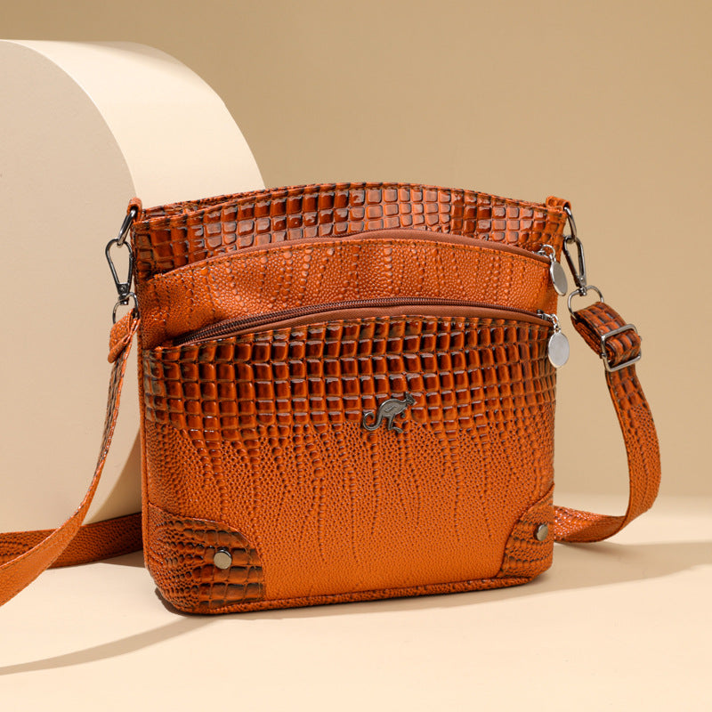 Casual Multi-layer Mother Vintage Crossbody Women's Bag