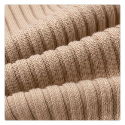 Women sweater long fashion V-neck knitted dress