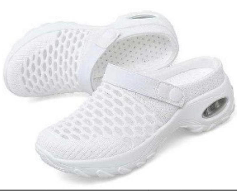 Hollow Out Shoes Mesh Casual Air Cushion Increased Sandals And Slippers