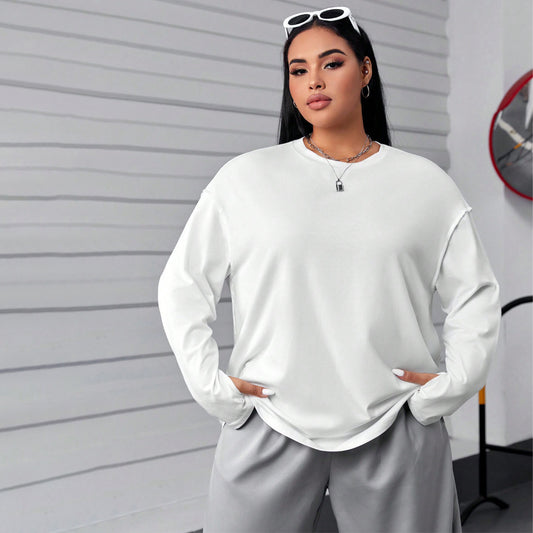 Women's Round Neck Simple Autumn Winter Sweater