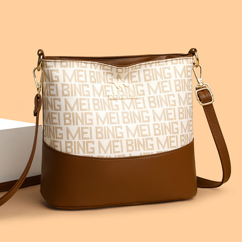 Retro Soft Leather Simple Versatile Messenger Bag