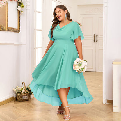 Chiffon Plus Size Women's Dress