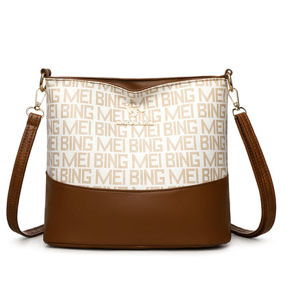 Retro Soft Leather Simple Versatile Messenger Bag