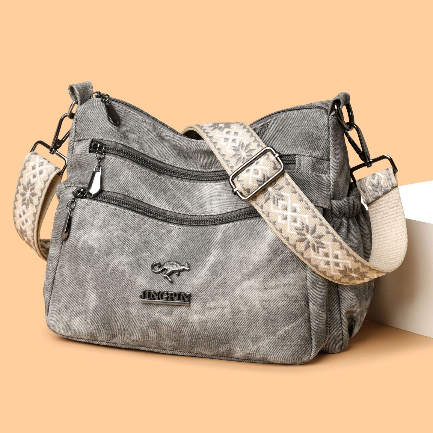 Fashion Shoulder Bag Women's Bag Large Capacity Soft Leather Textured Tote