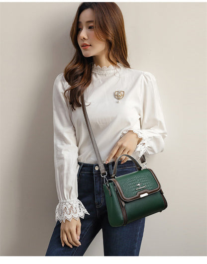 Women's Shoulder Crossbody Small Square Mother Bag Elegant