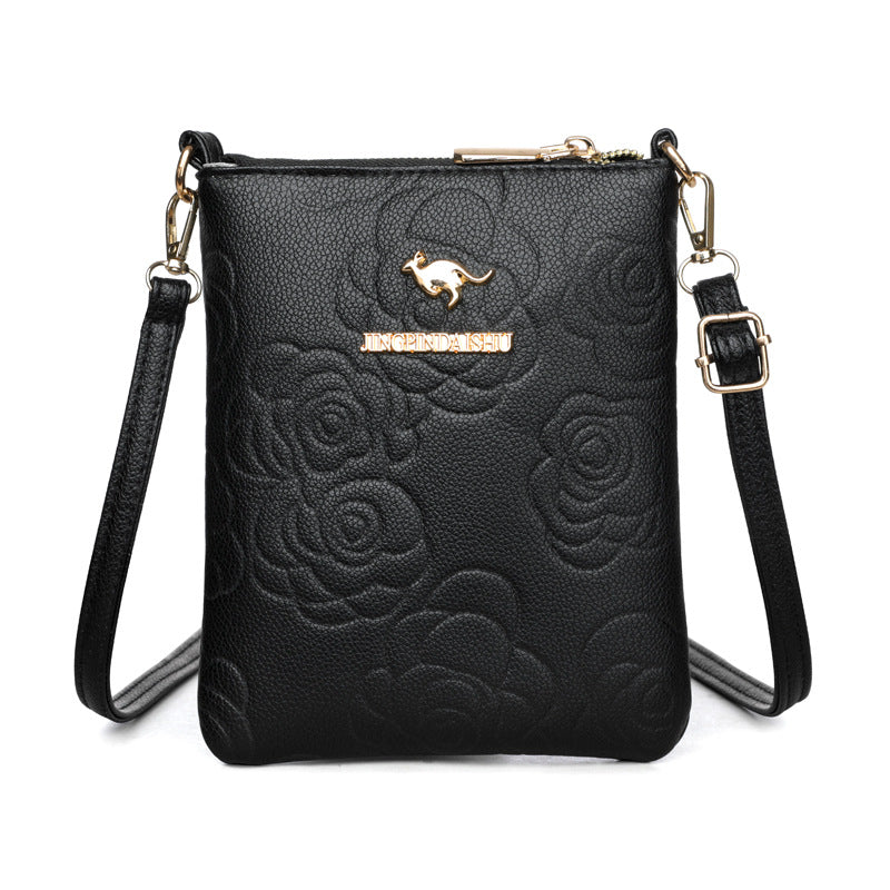 Fashion Popular Flower Light Luxury Shoulder Messenger Bag