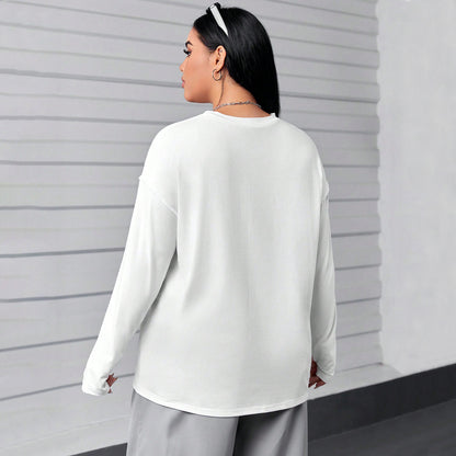 Women's Round Neck Simple Autumn Winter Sweater