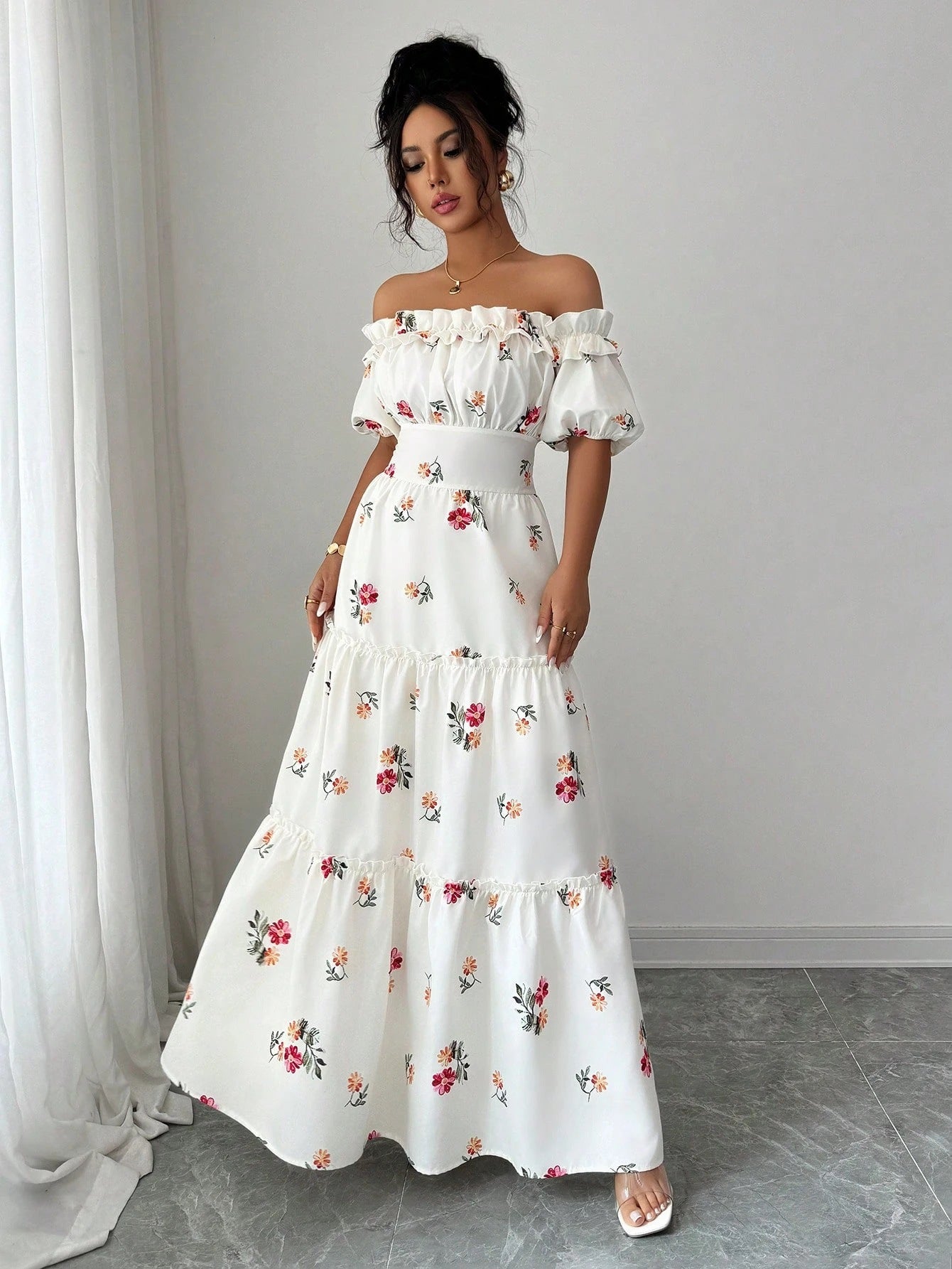 Printed Elegant Fashion Commuting Casual Comfortable Dress