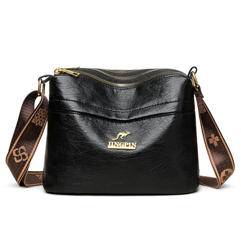 Large Capacity Multi Compartment Cross Body Bag Casual All-matching