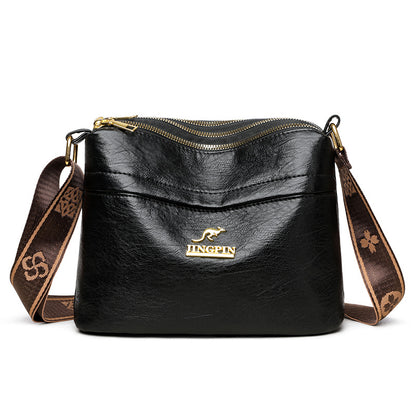 Large Capacity Multi Compartment Cross Body Bag Casual All-matching