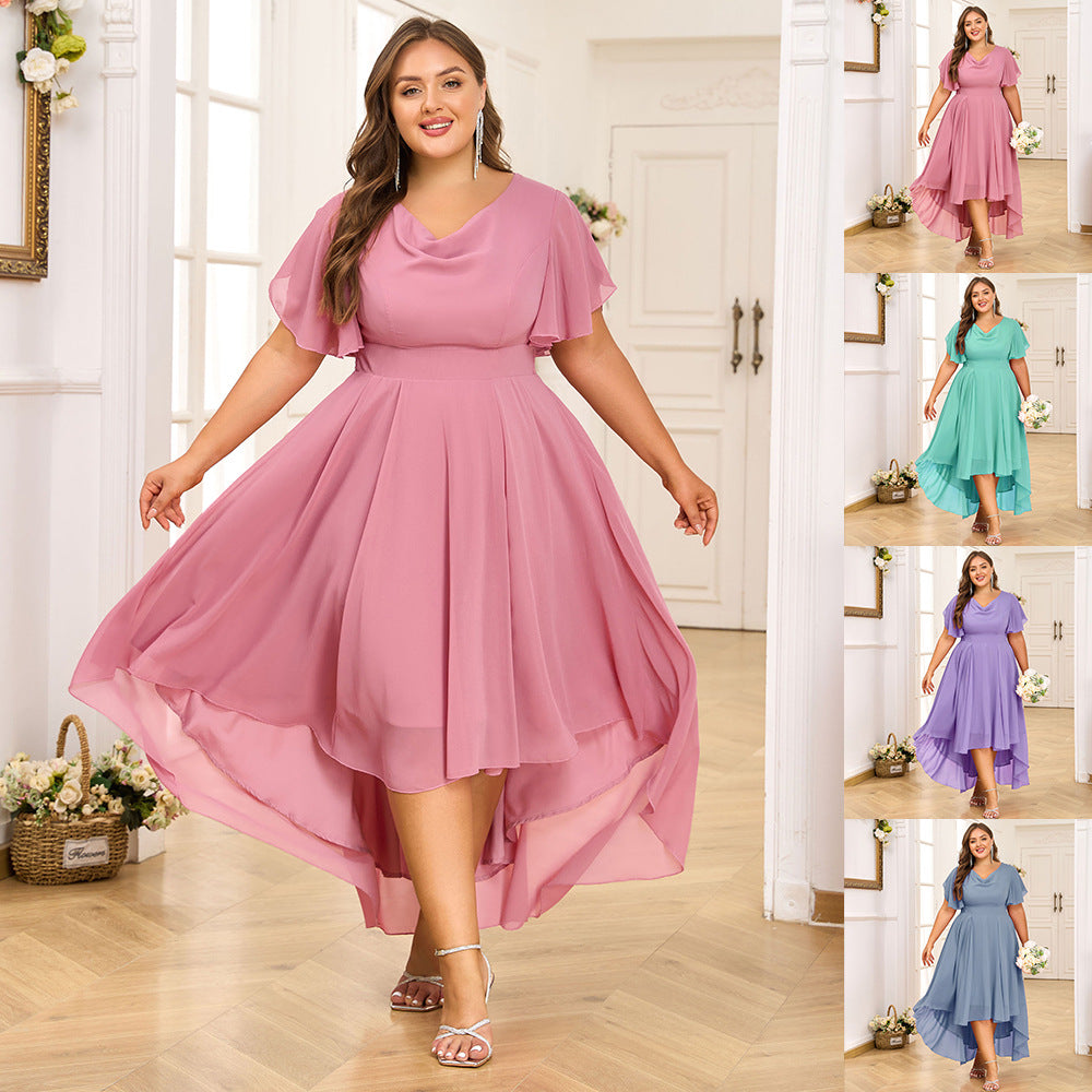 Chiffon Plus Size Women's Dress