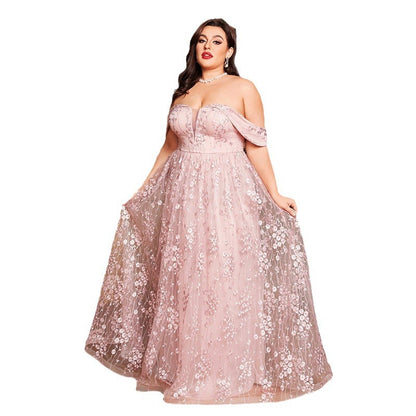 Female Ceremony Girl Plus Size Dress