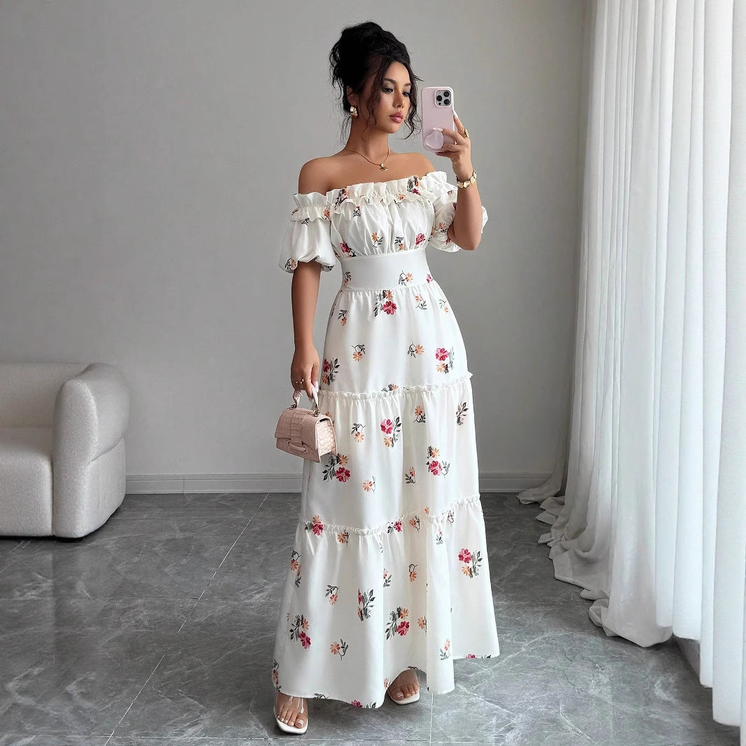 Printed Elegant Fashion Commuting Casual Comfortable Dress