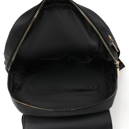 Casual Leather Women's Advanced Texture Backpack