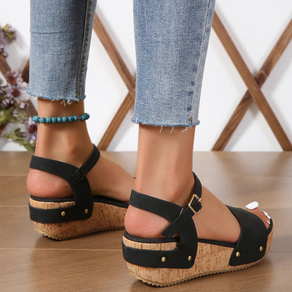 Roman Wedge Sandals For Women