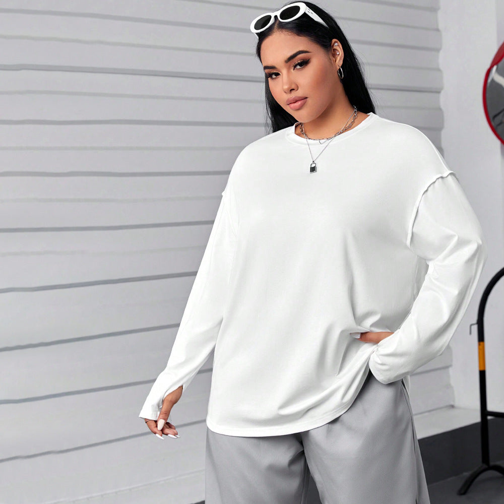 Women's Round Neck Simple Autumn Winter Sweater