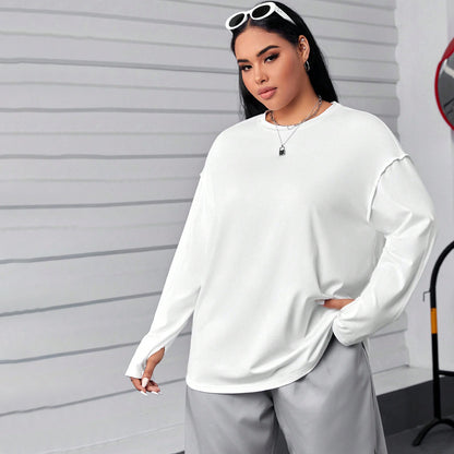 Women's Round Neck Simple Autumn Winter Sweater