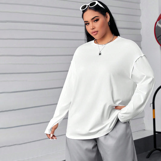 Women's Round Neck Simple Autumn Winter Sweater