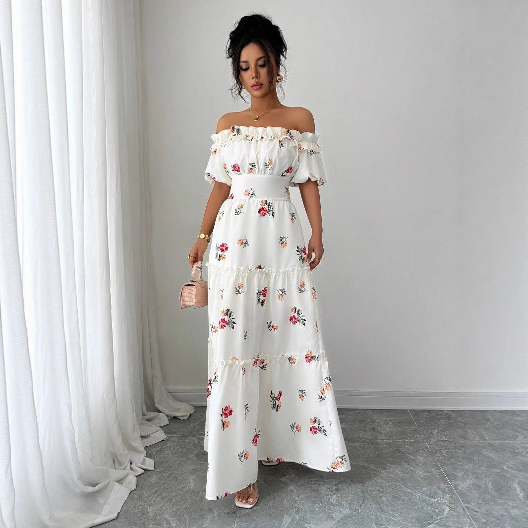 Printed Elegant Fashion Commuting Casual Comfortable Dress