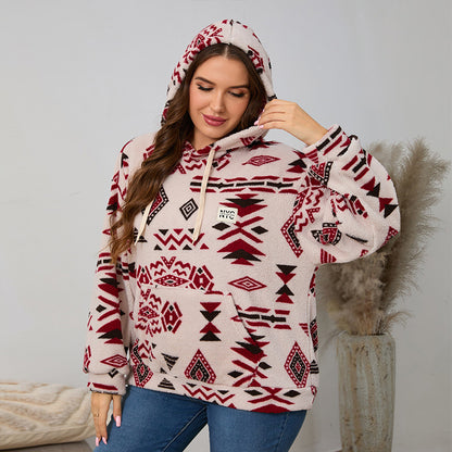 Women's Plus Size Hoodie Pullover