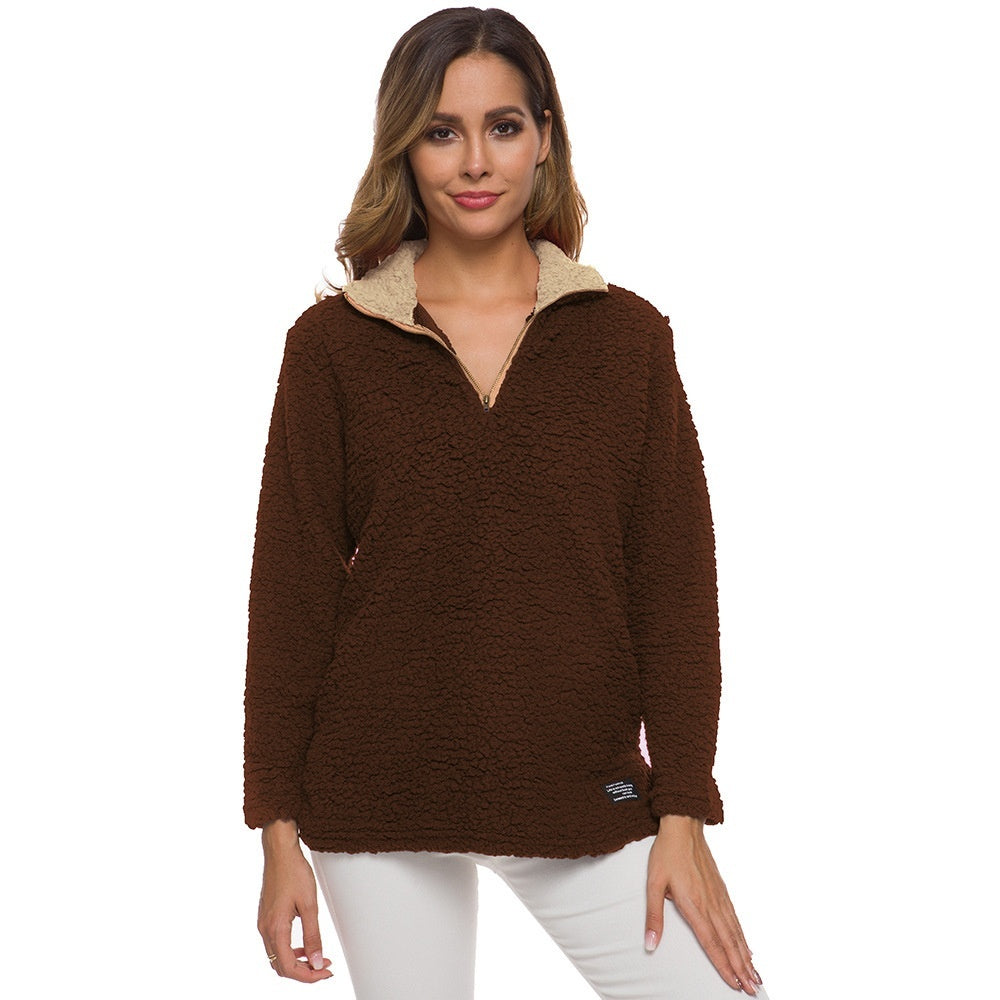 Women's Sweater Warm Plush Plus Size