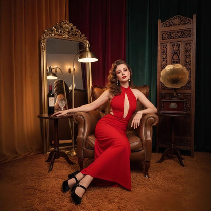 Womens Backless Strappy Sexy Bandage Dress