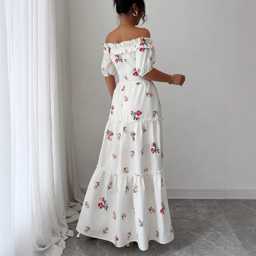 Printed Elegant Fashion Commuting Casual Comfortable Dress