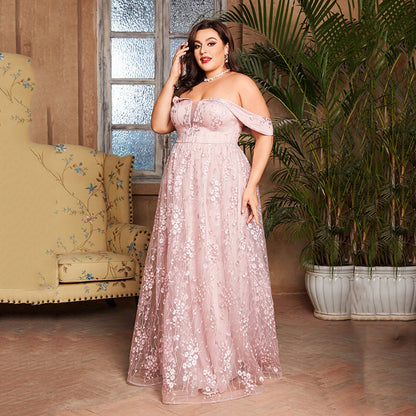Female Ceremony Girl Plus Size Dress