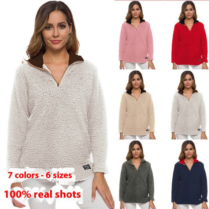 Women's Sweater Warm Plush Plus Size