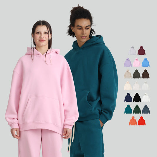 Loose-fitting Large Size Plus Velvet Thickened Hooded Sweatshirt