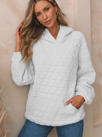 Women's Solid Color Hooded Sweater Regular Sleeve