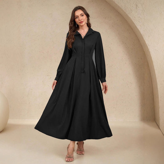 Fashionable And Elegant Long-sleeved Dress For Women