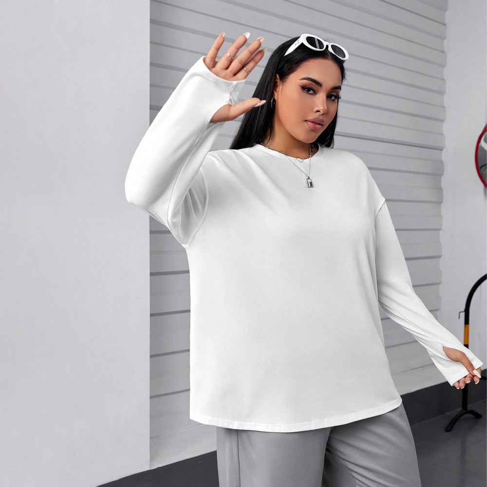 Women's Round Neck Simple Autumn Winter Sweater