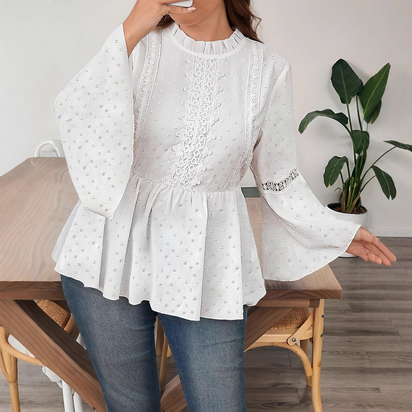 Women's Solid Color Casual Fashion Long Sleeve Shirt