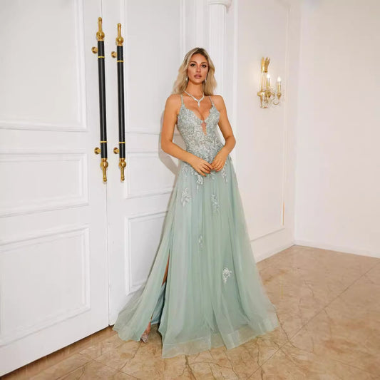 Suspender Dance Dress Long