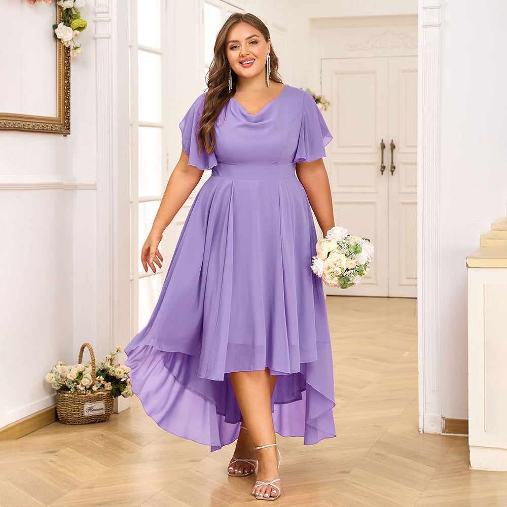 Chiffon Plus Size Women's Dress