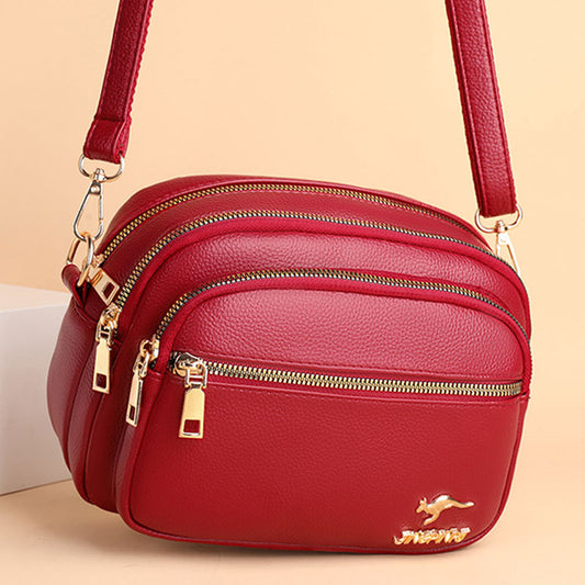 Multi-layer Versatile Crossbody Shoulder Bag