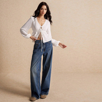 Versatile Long-sleeve Blouse